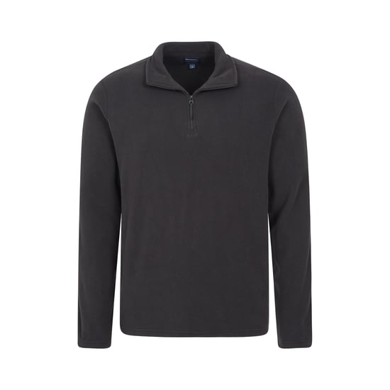 Mountain Warehouse Mens Camber II Half Zip Fleece Top (Black) - Image 4