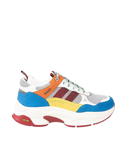 Bally Zapatillas Viber-T del hombre Blanco, amarillo, azul, Gris, multicolor, naranja, rojo - Image 1