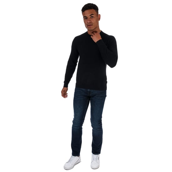 Jersey de Cuello Redondo Texturizado Staylay de Ted Baker para Hombre en Azul Marino - Image 3
