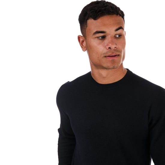 Jersey de Cuello Redondo Texturizado Staylay de Ted Baker para Hombre en Azul Marino - Image 4