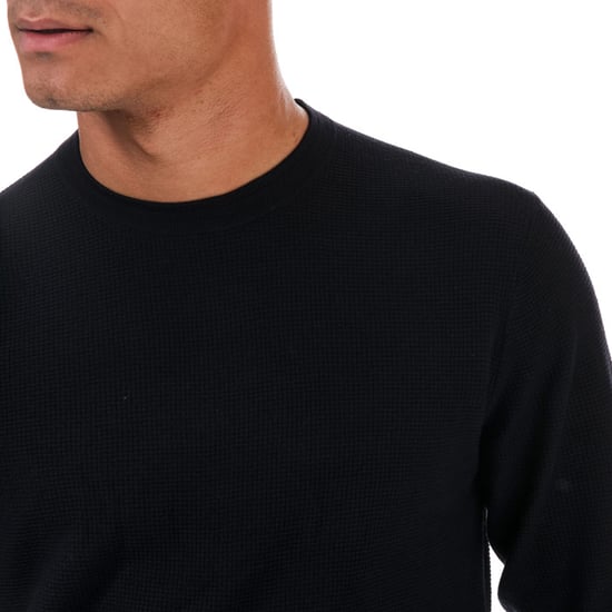 Jersey de Cuello Redondo Texturizado Staylay de Ted Baker para Hombre en Azul Marino - Image 6