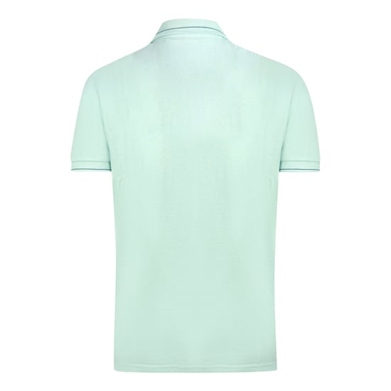 Polo con cuello de la marca en azul ácido de Lyle & Scott - Image 2