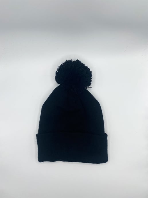 Pom Pom Knitted Beanie - Image 3