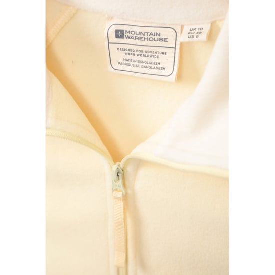 Mountain Warehouse Womens/Ladies Montana Half Zip Fleece Top (Yellow) - Image 2