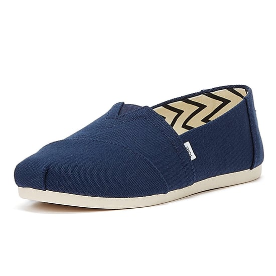 TOMS Alpargata Cotton Canvas Womens Navy Espadrilles - Image 3