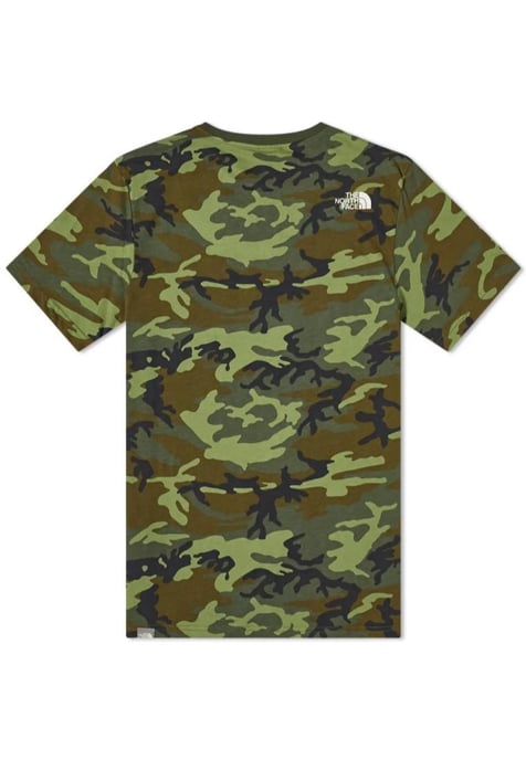 The North Face Camiseta para hombre SS Simple Dome Tee Estampado de camuflaje - Image 6