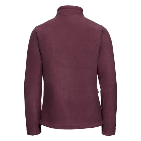 Russell Womens/Ladies Full Zip Outdoor Fleece Jacket (Burgundy) - Image 2