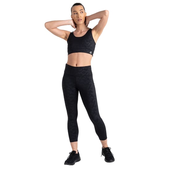 Dare 2B Womens/Ladies Influential Chevron 7/8 Leggings (Black) - Image 6
