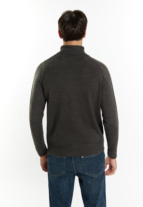 Mo Turtleneck  pullover Men dark grey melange - Image 4