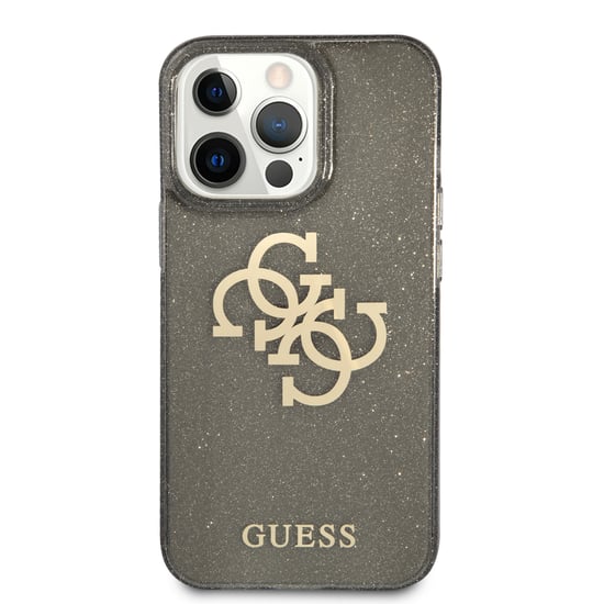 Guess TPU Full Glitter Logo Phone Case