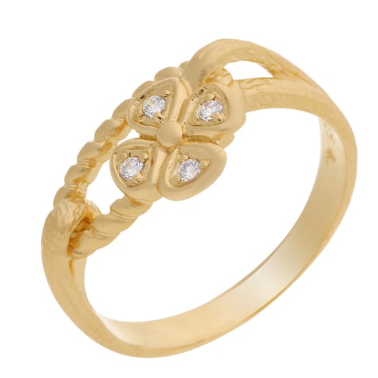 Orphelia Women's 925 Sterling Silver Ring - Gold ZR-6020/2 - Image 1