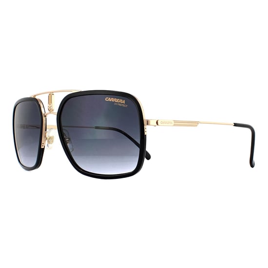 Carrera Aviator Mens Gold Black Dark Gray Gracient gafas de sol - Image 2