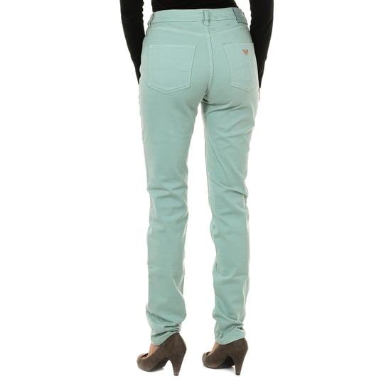Pantalones de tela elástica larga 6Y5J18-5N2FZ mujer - Image 3