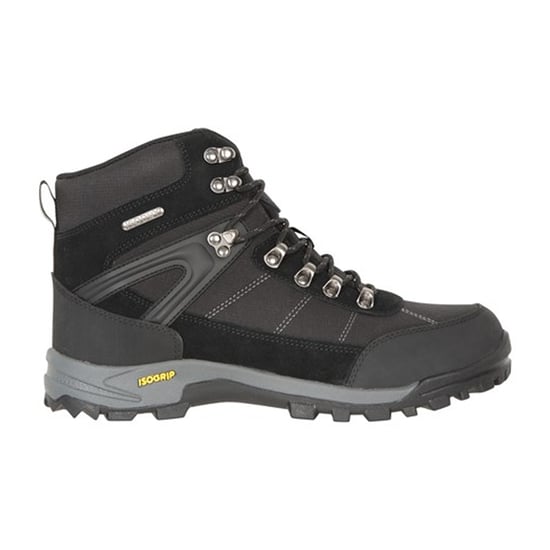 Mountain Warehouse Mens Storm Extreme Suede Waterproof Hiking Boots (Black) - Image 1
