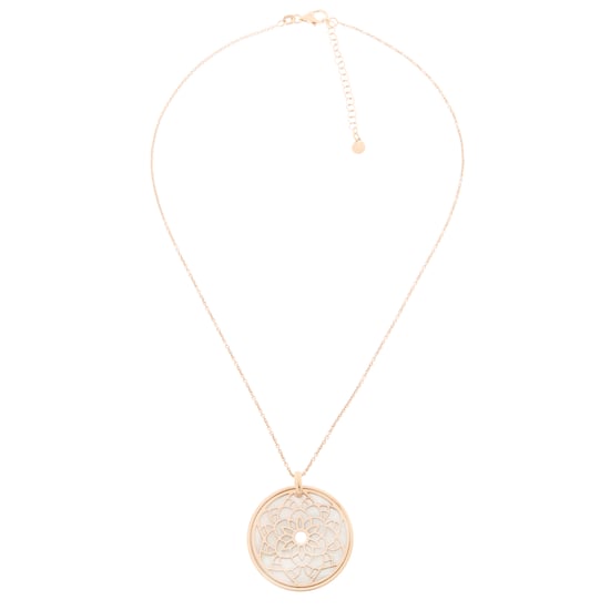 Orphelia 'Madelene' Women's 925 Sterling Silver Chain with Pendant - Rose ZK-7163/RG - Image 4