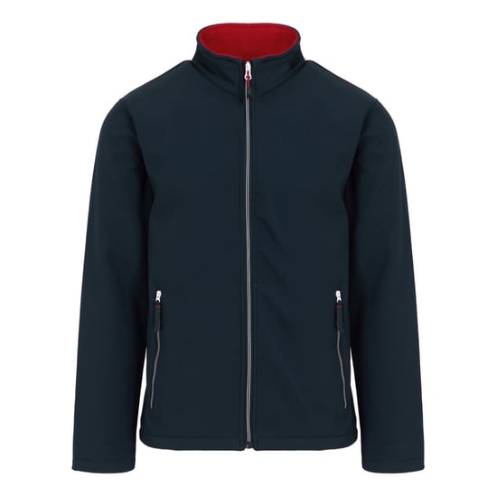 Regatta Mens Ascender Fleece Jacket (Navy/Classic Red) - Image 1