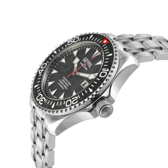 Reloj automático suizo Gevril para hombres Hudson Yards en gris oscuro - Image 3