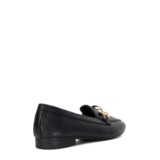 Dune Ladies Gloria - Leather Chain Link Loafers