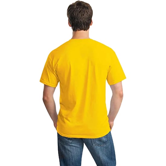 Fruit Of The Loom | Mens Crew Neck Short Sleeve T-Shirt-Amarillo (5 Pack) - Image 2