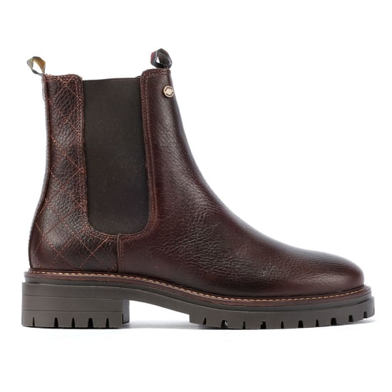 Barbour Evie Leather Women's Brown Boots - Image 5