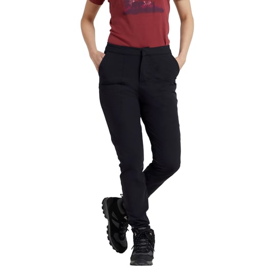 Mountain Warehouse Womens/Ladies Kesugi Stretch Slim Trousers (Black) - Image 5