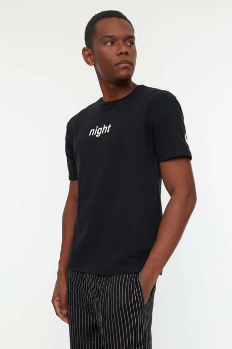 Trendyol Men's Crew neck Pajama Set - Image 3