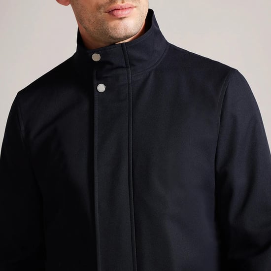 Abrigo de Cuello Alto Erolson de Ted Baker para Hombre en Azul Marino - Image 4