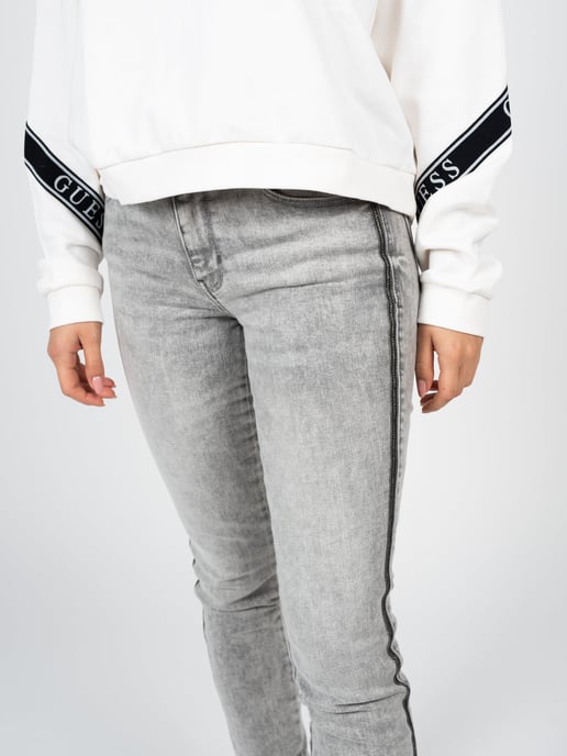 Guess Vaqueros Skinny Mid de mujer Gris - Image 5