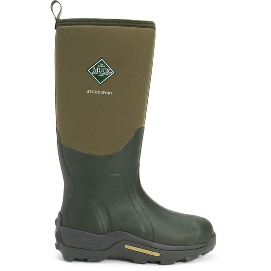 Muck Boots Arctic Sport Rubber Moss Wellington Boots - Image 5