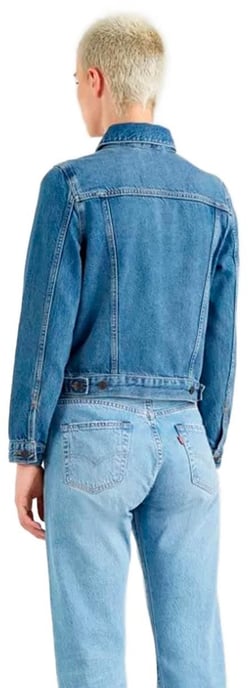 Chaqueta de mezclilla para mujer Levi's en azul claro - Image 2