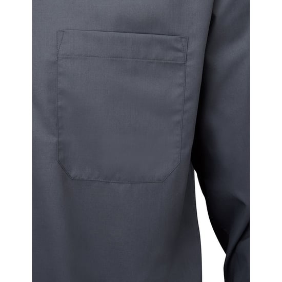 Russell Collection Mens Long Sleeve Shirt (Convoy Grey)