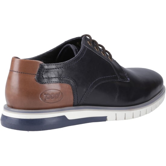 Pod Cillian Leather Men's Navy Lace-Up Shoes - Image 2