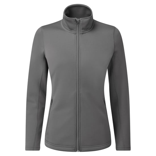 Premier Womens/Ladies Dyed Sweat Jacket (Dark Grey) - Image 1