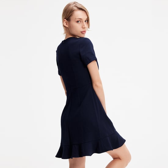 Short skater dress with frills - Image 4