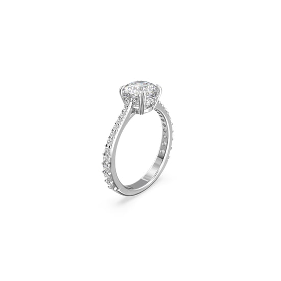 Swarovski 'Constella' Women's Base Metal Ring - Silver 5649216 - Image 2