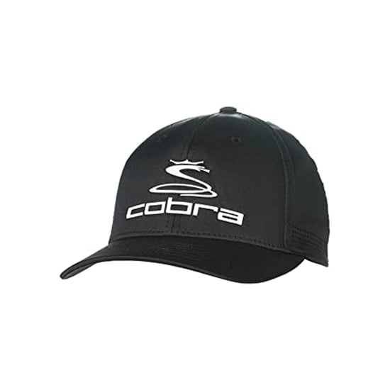 Cobra Pro Tour Flexit Mens Black Golf Cap 909183 02 - Image 1
