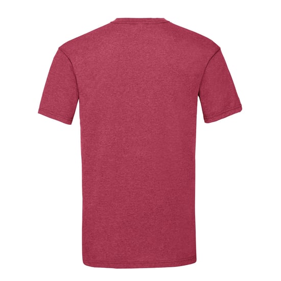 Fruit of the Loom Mens Valueweight T-Shirt (Vintage Heather Red) - Image 2