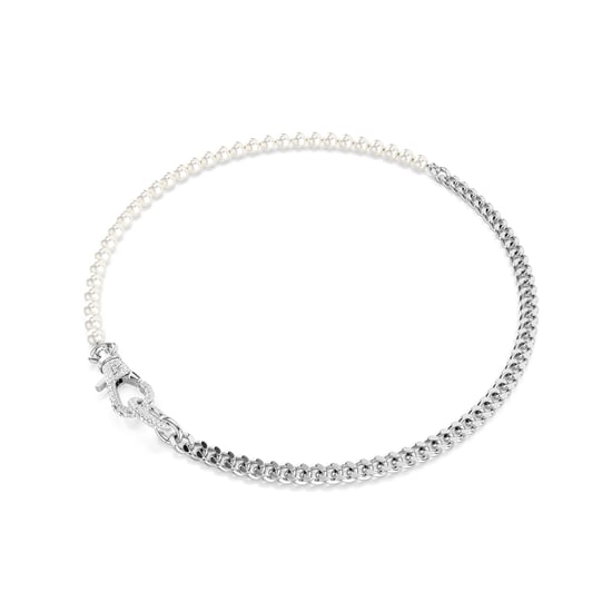 Swarovski 'Dextera' Women's Base Metal Necklace - Silver 5689634 - Image 2