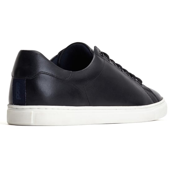 Base London Tucker Leather Men's Black Trainers - Image 2