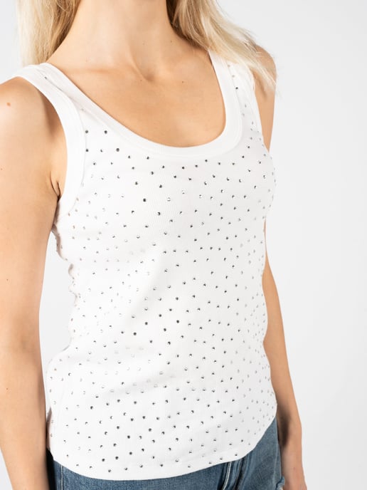 Pinko Top Morato de mujer Blanco - Image 5