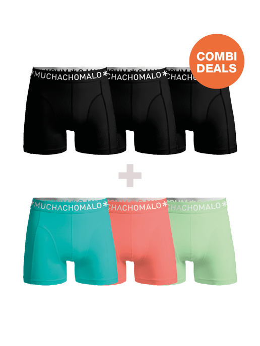Muchachomalo Men's Boxer Shorts - 3 Pack Combideal - Men's Underpants