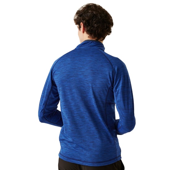 Regatta Mens Yonder II Half Zip Fleece Top (Olympian Blue) - Image 3