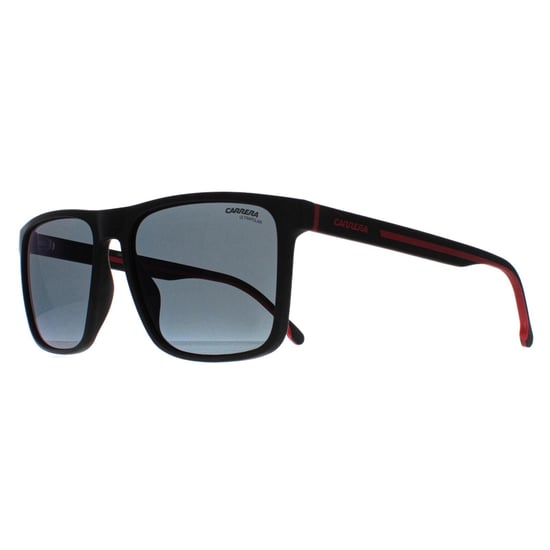 Carrera Rectángulo Mens Negro y Rojo Borgoña 8064/S - Image 2