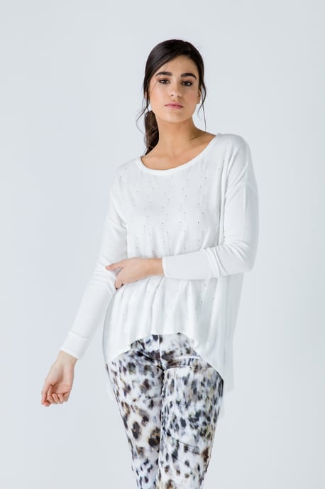 Top de punto con detalle de jacquard - Image 4