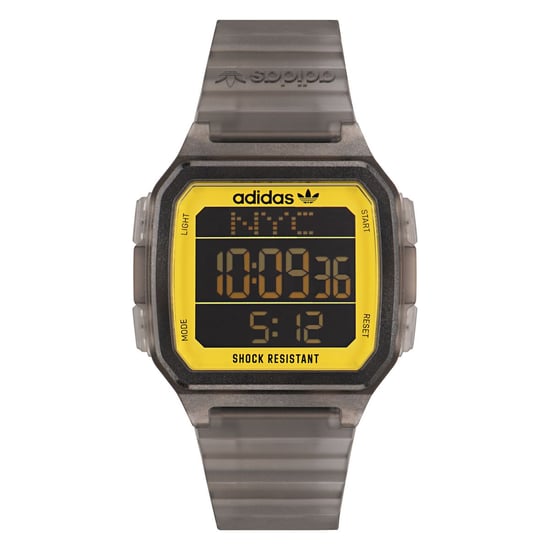 Adidas Originals Digital One Gmt Unisex's Grey Watch AOST22554 - Image 1