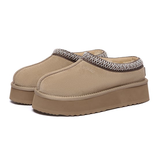 EVER AU Mujer Pantuflas De Piel - Wonga - Image 4