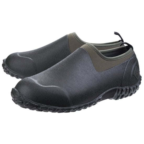 Muck Boots Muckster II Low Rubber Black/Moss Wellies Shoes - Image 6