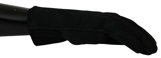 Guantes de piel negra para motociclista de hombre Dolce & Gabbana - Image 1