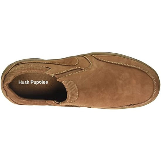 Hush Puppies Mens Jasper Slip On Leather Shoes (Tan) - Image 4