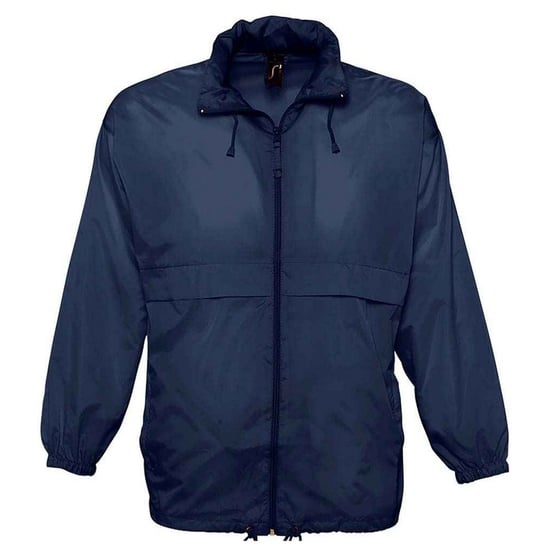 SOLS Unisex Adult Surf Windbreaker (Navy) - Image 1